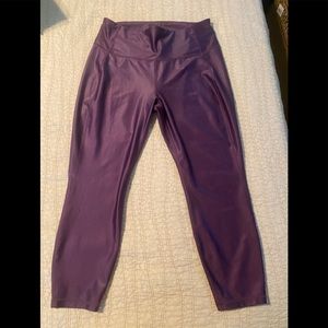 Target All in Motion metallic purple leggings